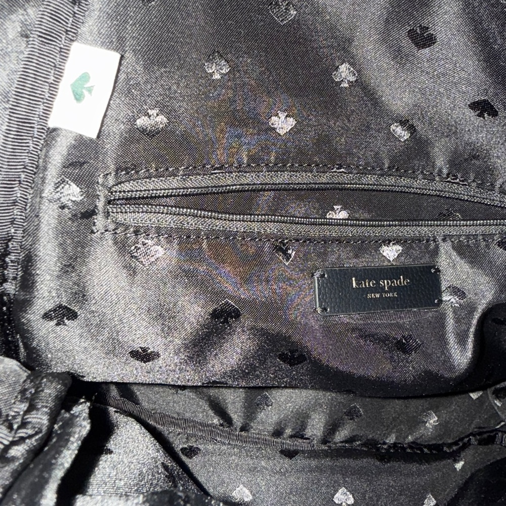Kate Spade Black Floral Women's Backpack - Picture 10 of 10